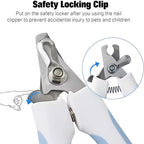 Ergonomic Pet Nail Clippers with Safety Guard