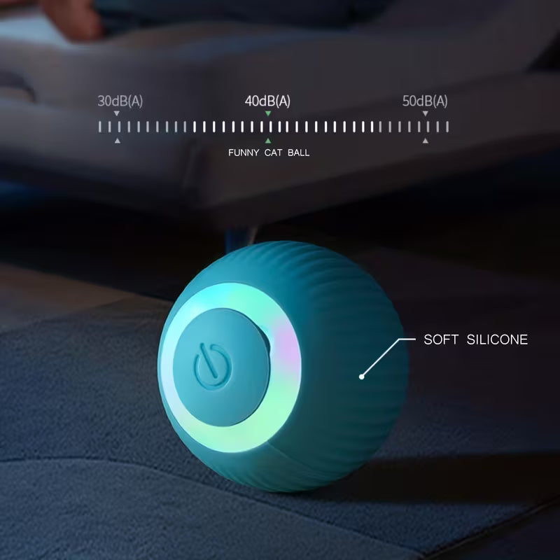 Smart Interactive Self-Rolling Pet Toy Ball