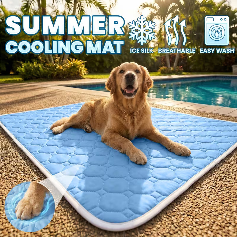 Breathable Ice Silk Pet Cooling Mat