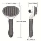 Self-Cleaning Pet Slicker Brush
